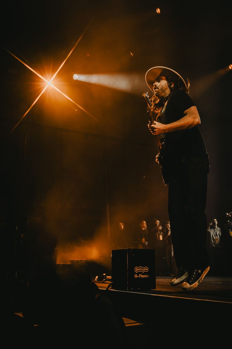 Bush performing live at AEC Theatre in Adelaide